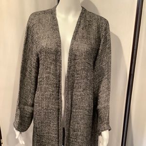 Eileen Fisher Long Light Weight Jacket/Cardigan